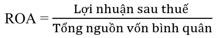 Cách tính ROA. Công thức tình ROA