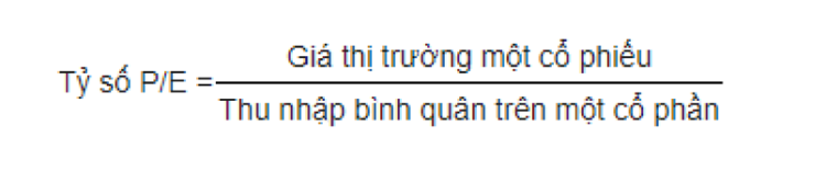 Các chỉ số đánh giá cổ phiếu, công thức tính P/E