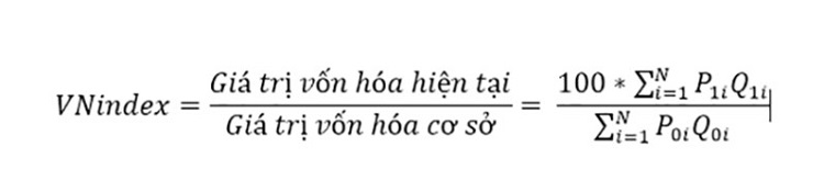 Công thức tính chỉ số VN Index