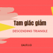 Mô hình tam giác giảm là gì?