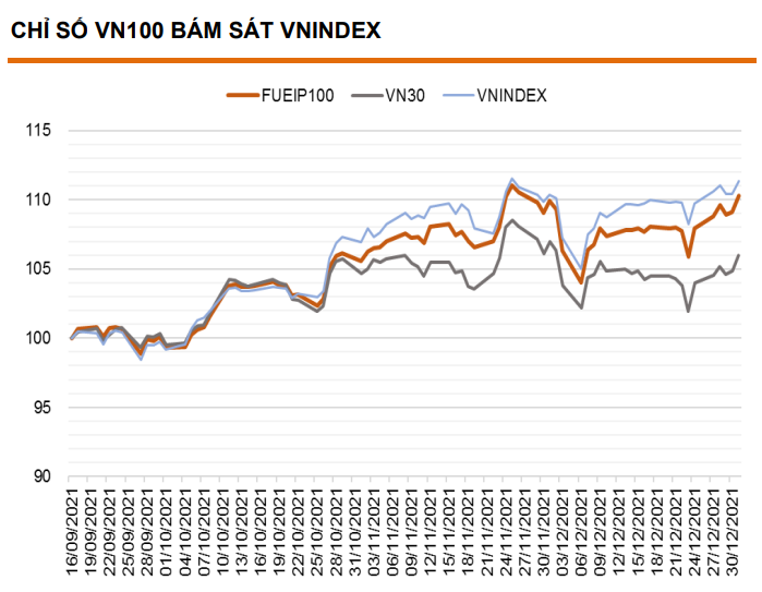 Các quỹ ETF ở Việt Nam. Hiệu suất sinh lời của FUEIP100