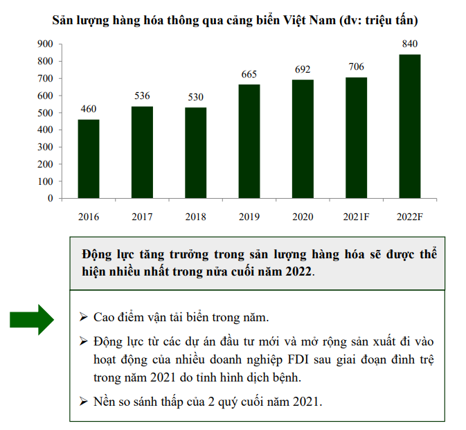 Cổ phiếu ngành logistics. Sản lượng hàng hóa lưu thông đường biển dự kiến tăng mạnh