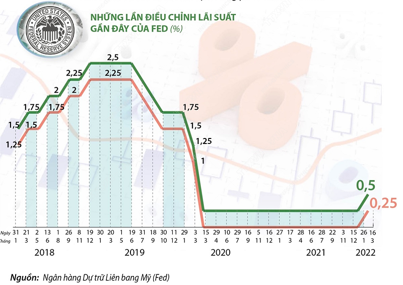 FED là gì? Những lần điều chỉnh lãi suất của FED