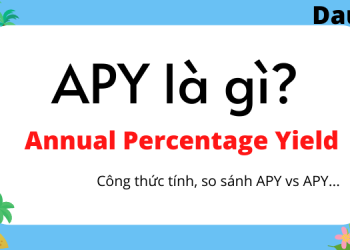 APY là gì, so sánh APY vs APR, công thức tính APY