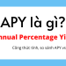 APY là gì, so sánh APY vs APR, công thức tính APY