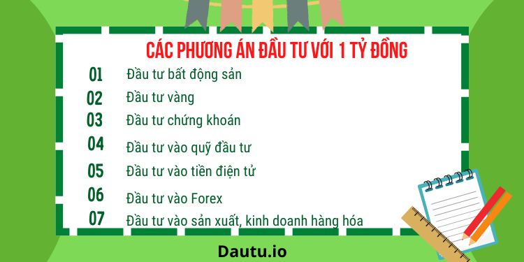 Có ` tỷ nên đầu tư gì