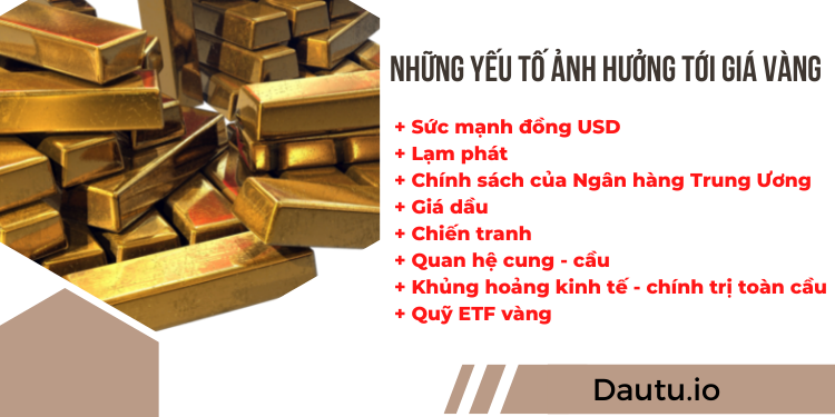 Giá vàng và lạm phát: những yếu tố ảnh hưởng tới giá vàng là gì? Lạm phát làm giá vàng tăng hay giảm?