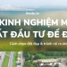 Kinh nghiệm mua đất đầu tư cho người mới