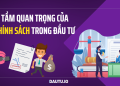 Chính sách và tầm quan trọng của nó trong đầu tư