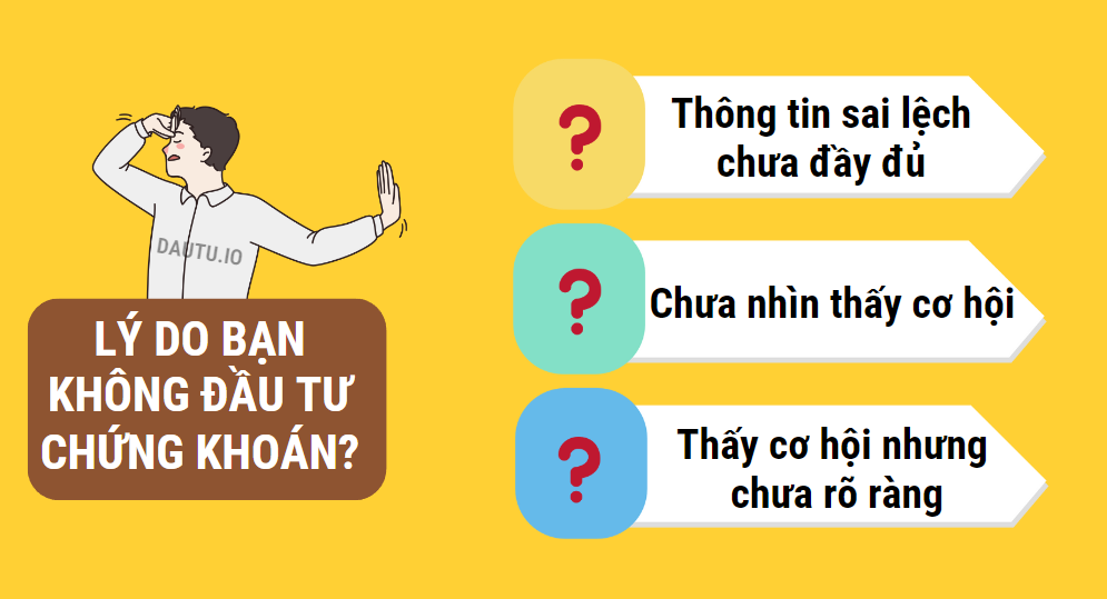 3 lí do phổ biến khiến bạn từ chối đầu tư chứng khoán