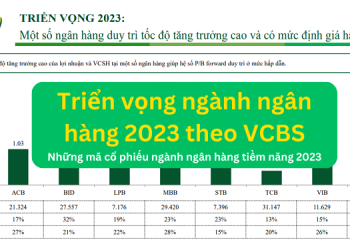 Triển vọng ngành ngân hàng và những mã cổ phiếu ngành ngân hàng tiềm năng 2023 theo VCBS