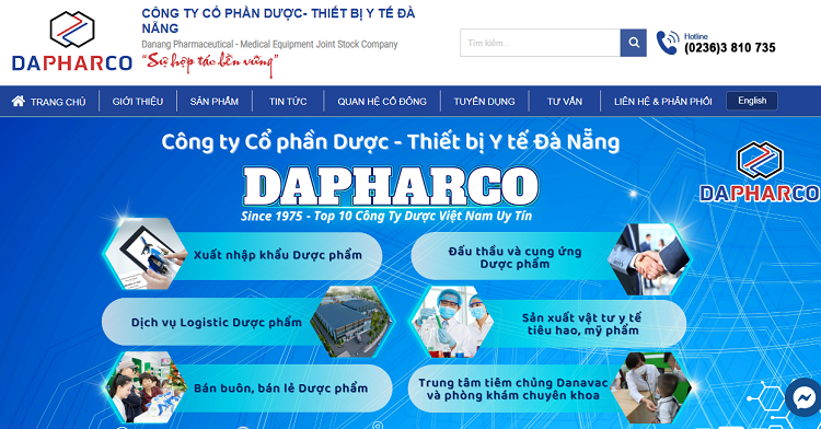 TOP công ty, doanh nghiệp ngành Y Dược lớn nhất Việt Nam. Dapharco