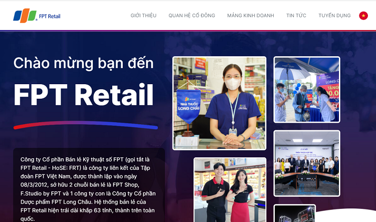 TOP doanh nghiệp, công ty ngành bán lẻ lớn nhất, hàng đầu tại Việt Nam. Thế giới di động FPT Retail