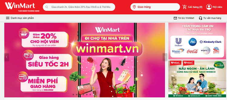 TOP doanh nghiệp, công ty ngành bán lẻ lớn nhất, hàng đầu tại Việt Nam. WinCommerce