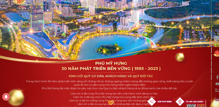 TOP 10 chủ đầu tư bất động sản uy tín hàng đầu 2023 theo Vietnam Report. Phú Mỹ Hưng