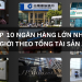 TOP 10 ngân hàng lớn nhất thế giới theo tổng tài sản
